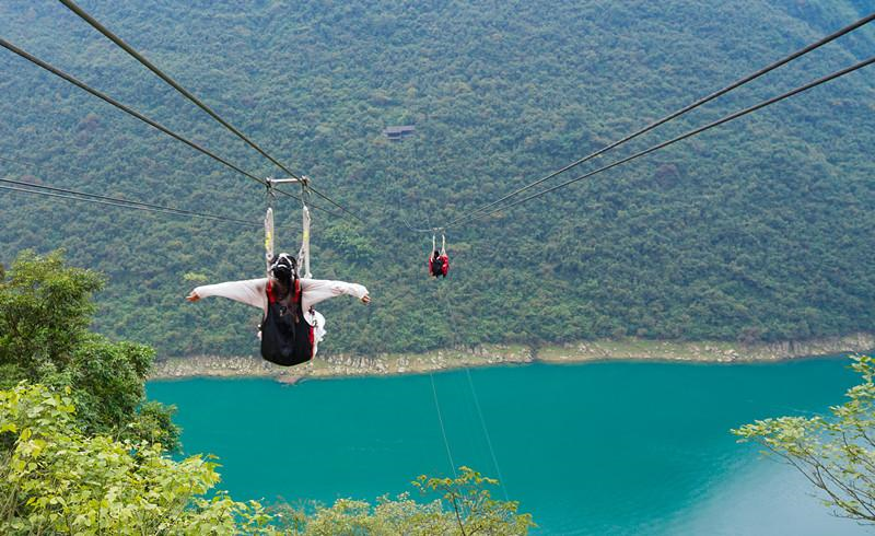 滑索項(xiàng)目分享|芙蓉江速滑項(xiàng)目 打造世界最長過江滑索1298米